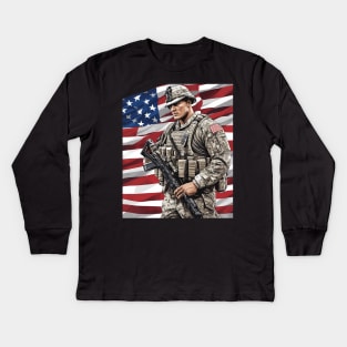 Infantry Kids Long Sleeve T-Shirt